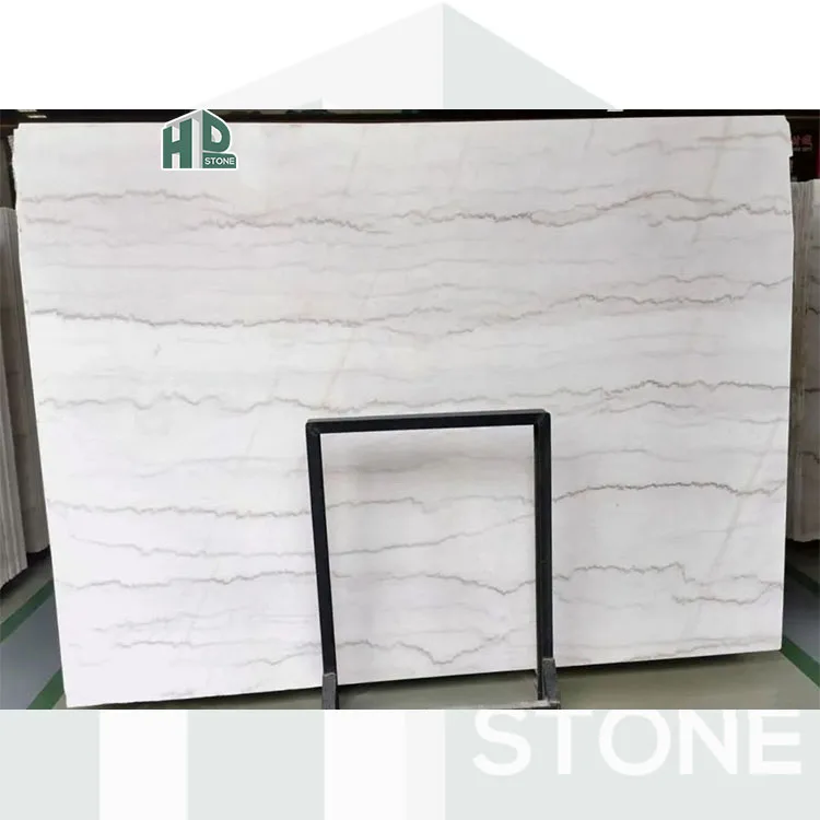 Guangxi White Marble Bathtub with Grey Veins Free Standing Bathtub