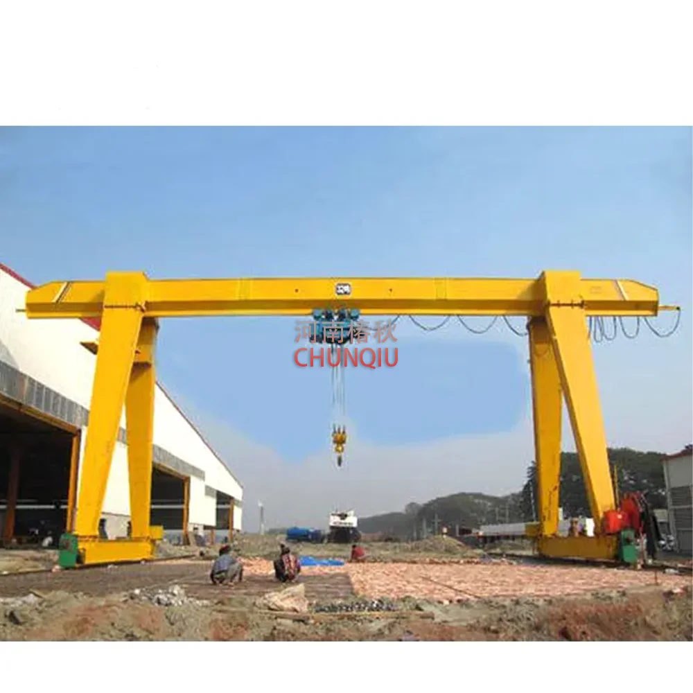 Europe Type Single Girder Beam Rail Mounted Electric Hoist Gantry Crane 20 Ton