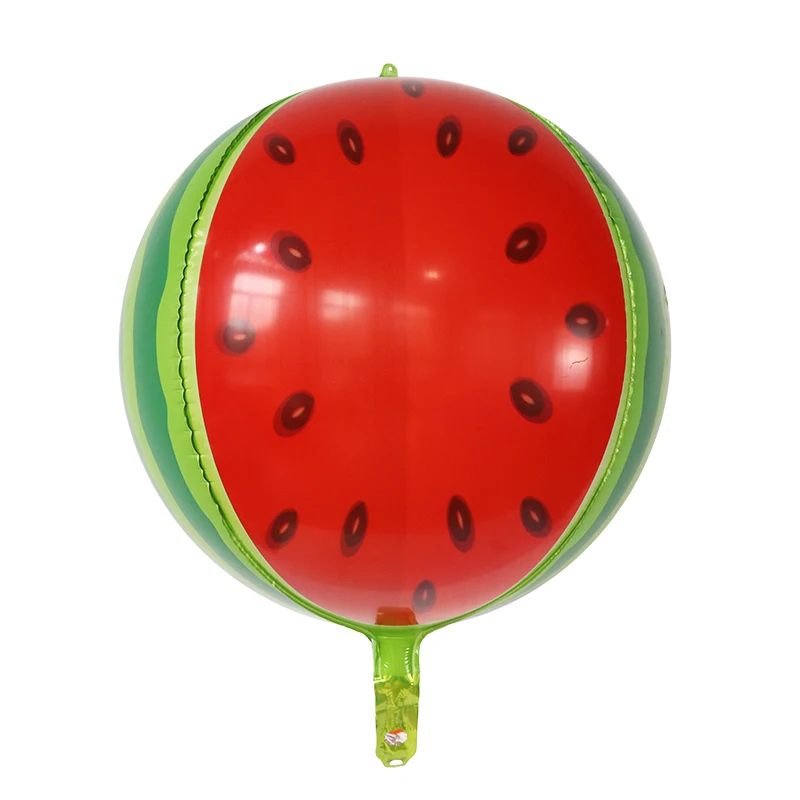 Hot Sale Hawaii Summer Party Decoration Watermelon Fruit Foil Balloons Beach Party Supplies Children Birthday Decor
