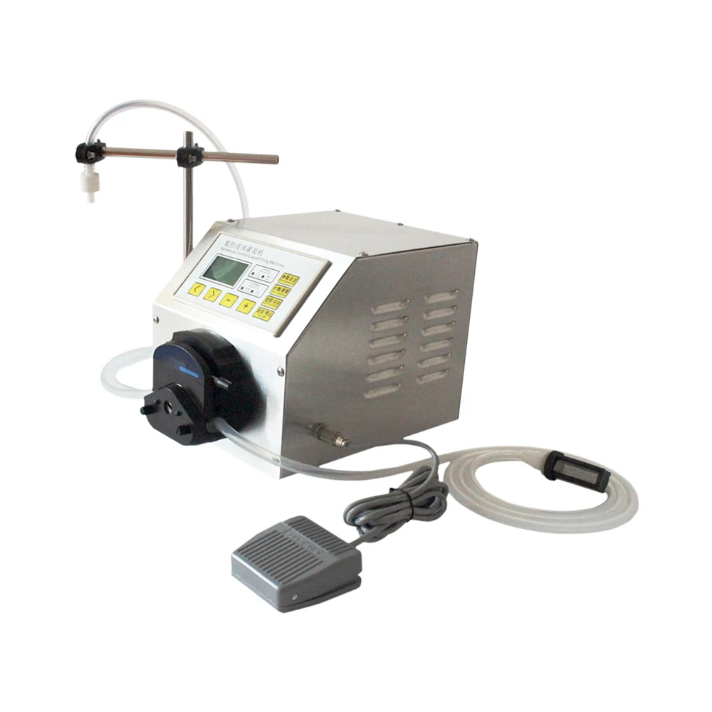 Table Top Small Peristaltic Pump Liquid Water Perfume Essence Filling Machine