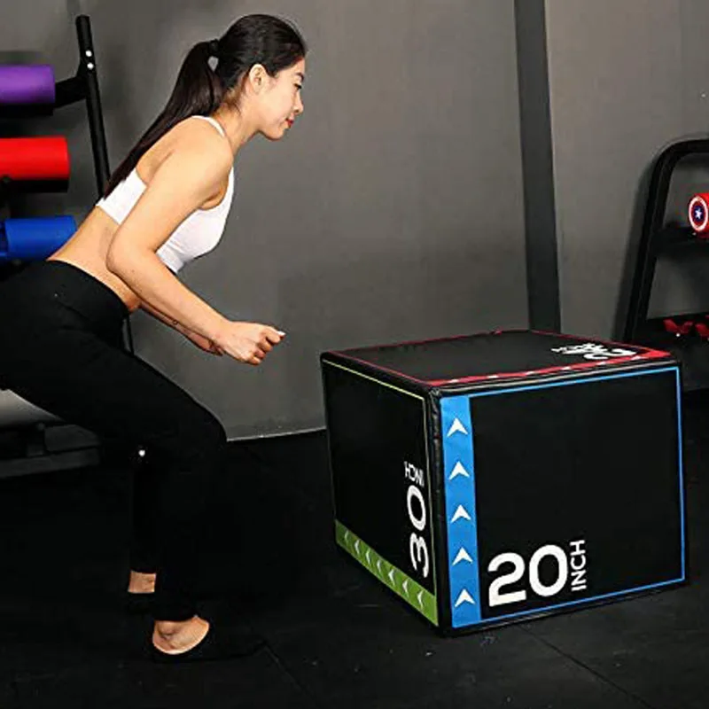 Soft Plyometric Gym Fitness Jump Box 3 In 1 Soft Foam Plyo Box gymnastics equipment plyo boxes