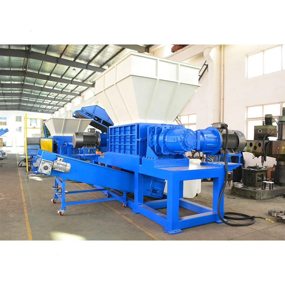 Car Tire/Plastic/Rubber/Drum/Bucket/Barrel/Bottle Shredder From Quality Manufacturer