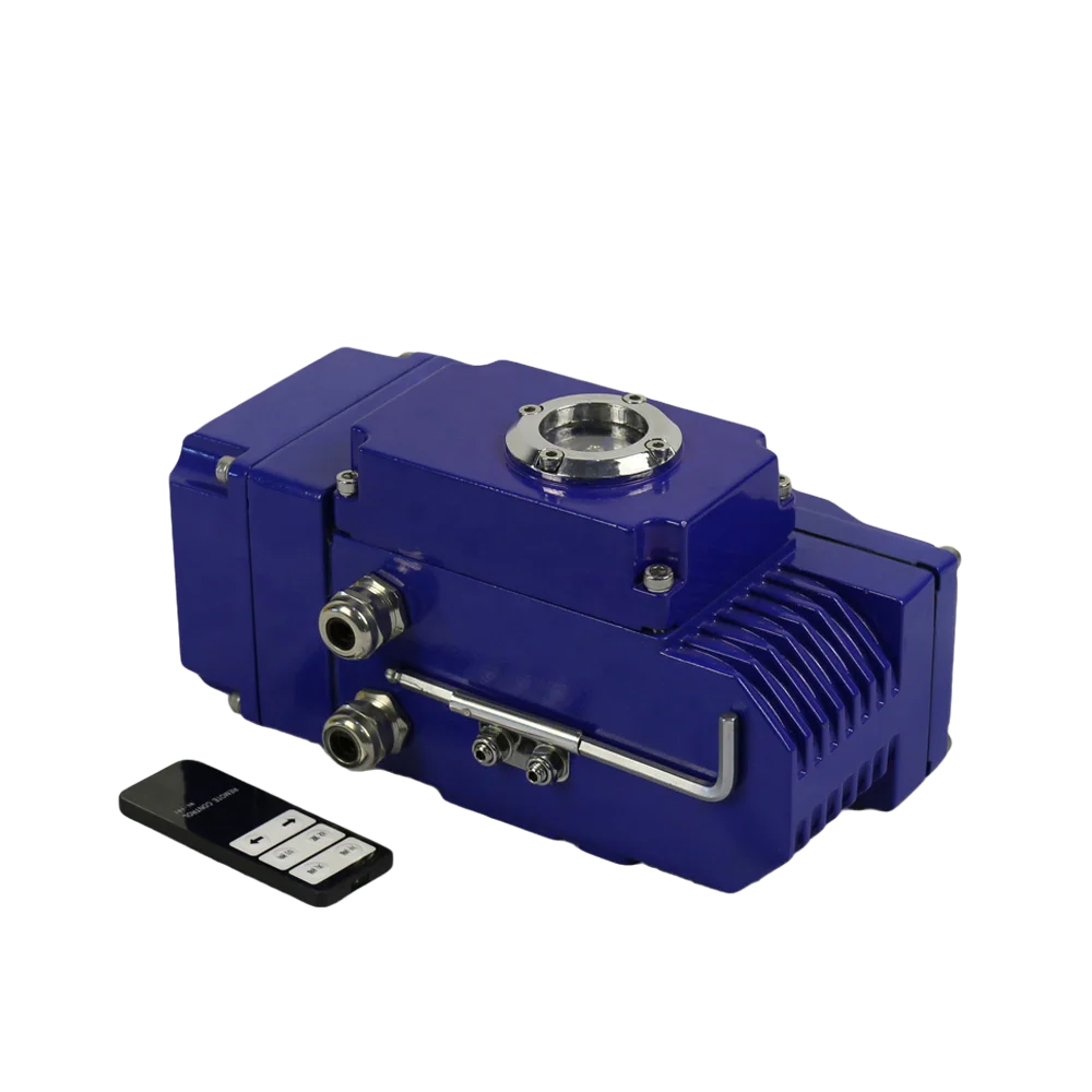 12 volt electric actuator quarter-turn 4-20 ma modulating type on off type