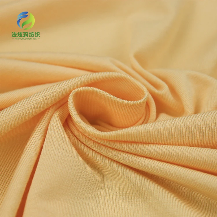 Eco-friendly  sustainable 170gsm  Lenzing Tencel 94%Modal 6%Spandex EcoVero Lyocell single jersey Knitted Fabric For T-shirt