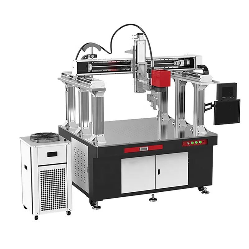 1000W 1500W battery laser circular spiral welding machine FPC poles busbars terminal  laser welding machine