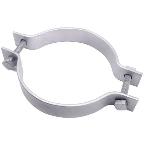Pole clamp for wooden post Pole hardware to mount on wooden poles supporting telecom networks