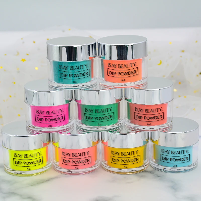 Factory direct nail art decoration nail dip powder system acrylic power for dipping nail set