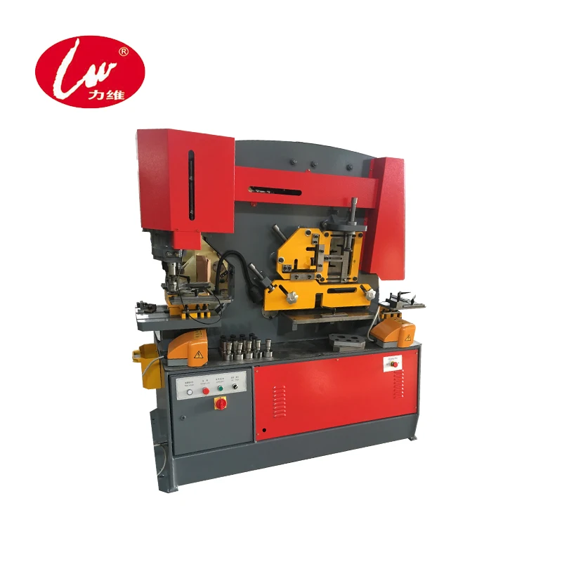 AHHL Brand Q35Y-16 factory used combined ironworker machine with punching shearing bending function