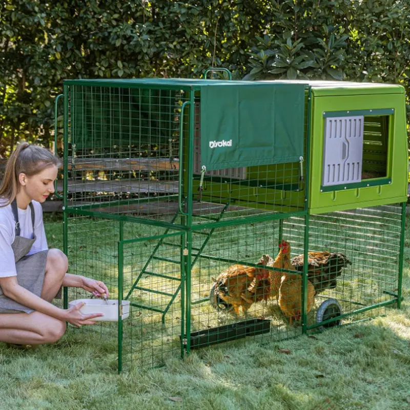 Modular Poultry Farm Mobile Laying Hens Chicken Coop Pet House For Sale
