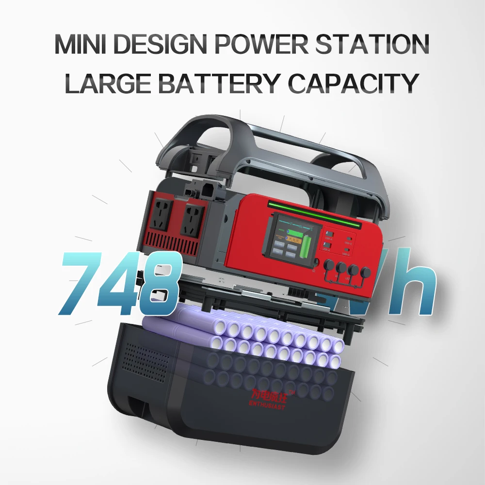 Power Station 220V Outlet Solar Solar Energy Portable Power Station System for Camping Laptop