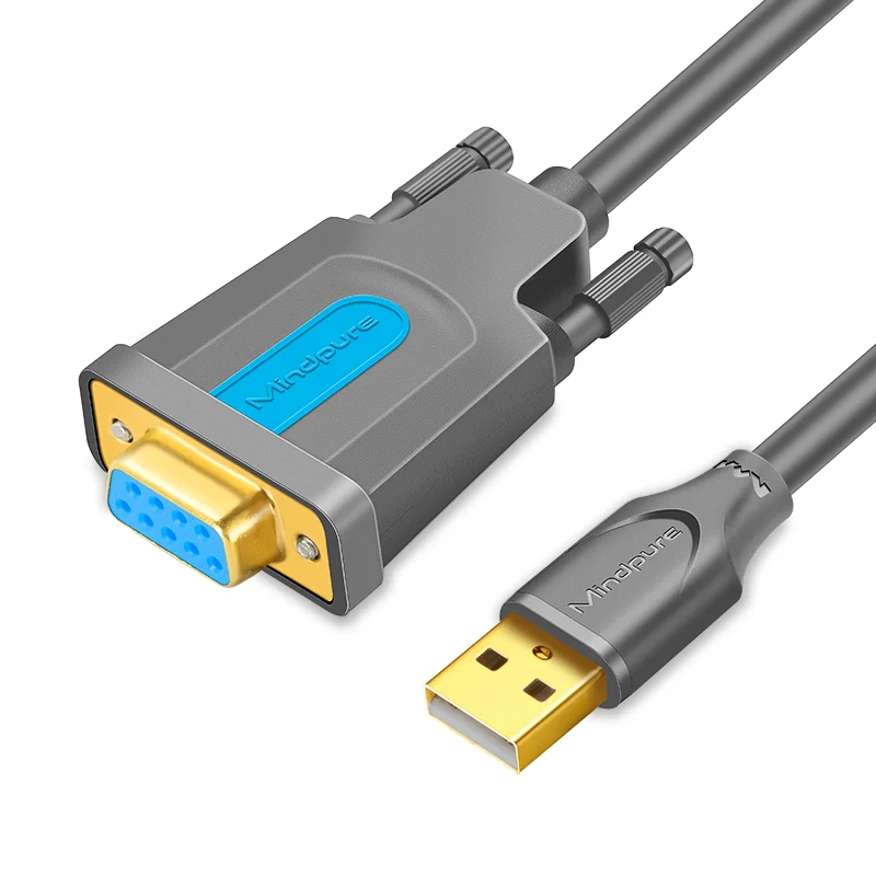 Mindpure Hight quality USB 2.0 to RS-232 Converter USB RS 232 Serial Cable  male to male /female