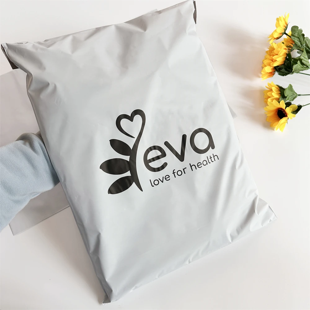 Biodegradable Mailers Poly Mailing Shipping Bags For Clothing Custom Logo White Express Polymailer Shipping Bags For Clothing