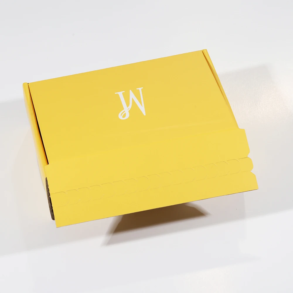 Custom logo printed corrugated wholesale color shipping box