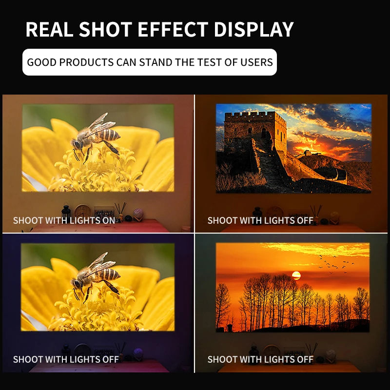 Full HD 1080p Support Beamer LED Mini Projector 4k Decoding Video Projector for Home Theater Cinema Mobile