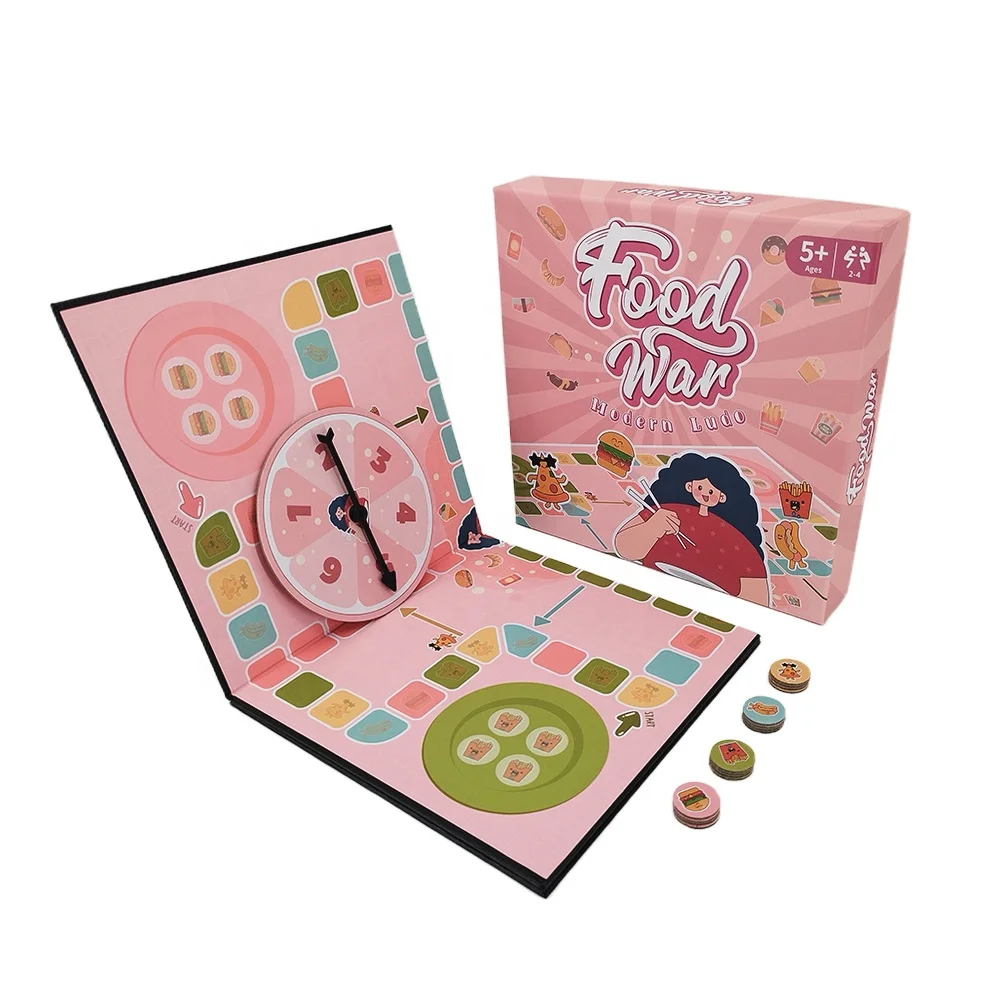 Portable Classic Strategy Game Set Family Dice Games Set Ludo Magnetic Folding Travel Board Game for family