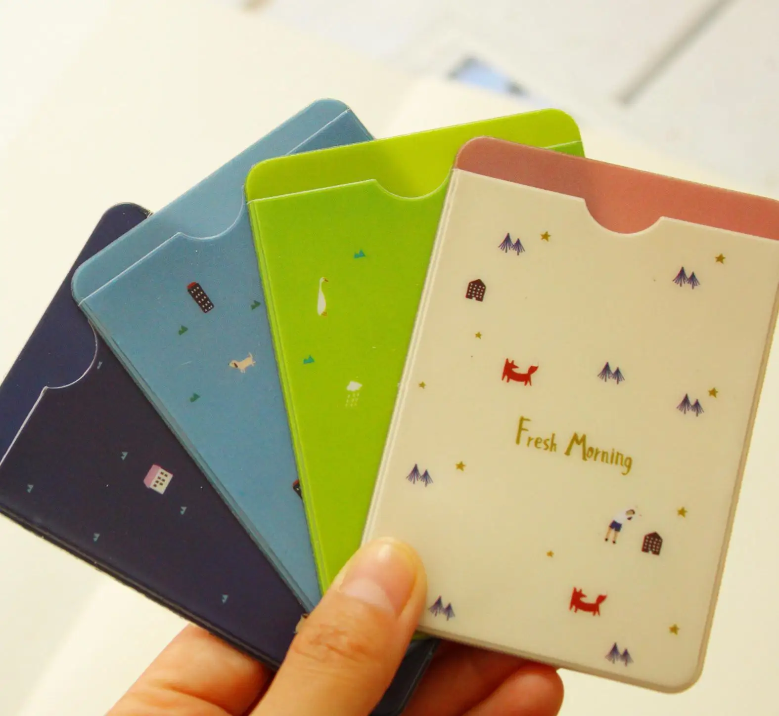 Cartoon cloth card holder phone case collection card holder Smartphone case with credit card holder