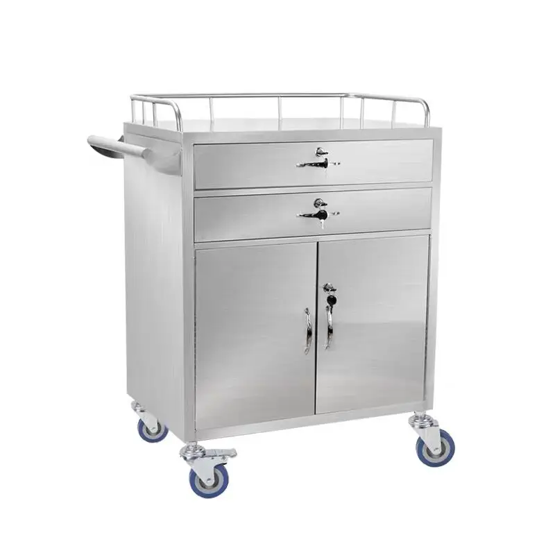 Wholesale Low Price 48/96/144 Grids Stainless Steel Medical Trolley Cart Clinic