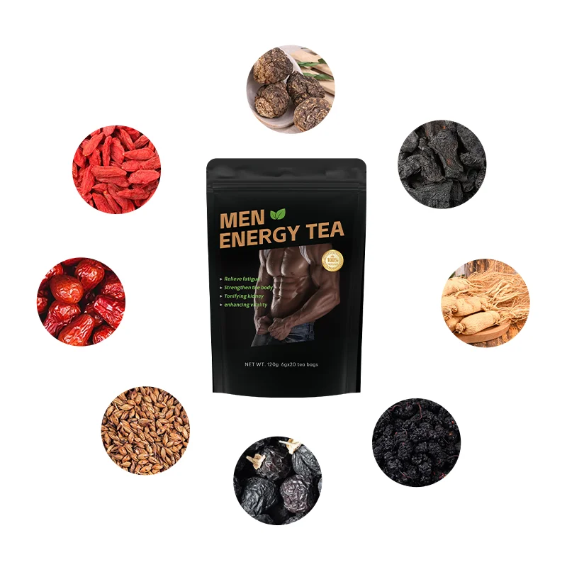 Chinaherbs  Private label herbal tea ginseng five treasure aid root kidney tea kidney tea nutritional supplements