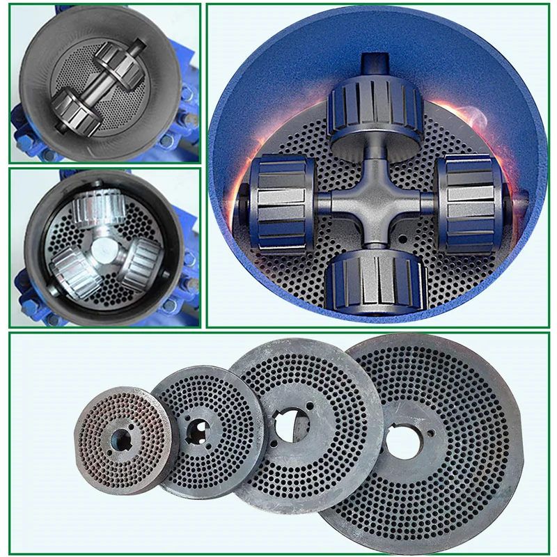Best Selling Diesel Engine Power Poultry Livestock Animals Cattle Feed Pellet Making Machine