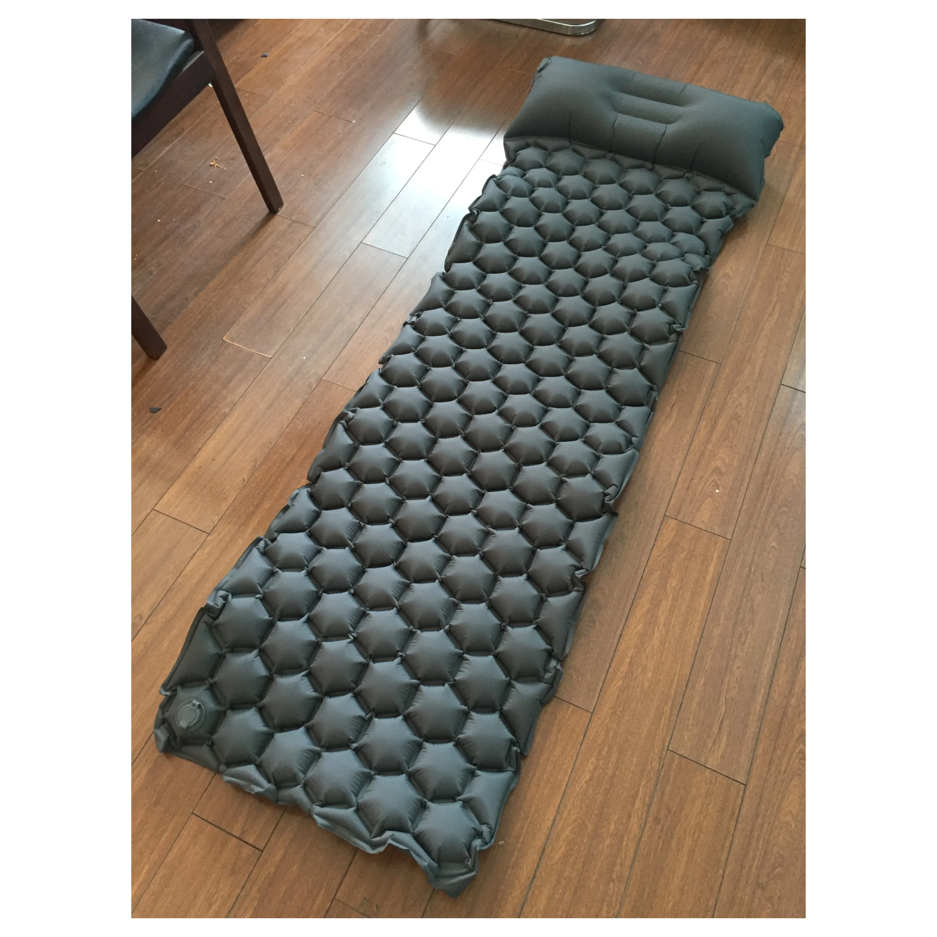 Nylon UAS Backpacking Hiking Ultralight Air Self Inflatable Pad Inflatable Sleeping Pad For Camping With Pillow