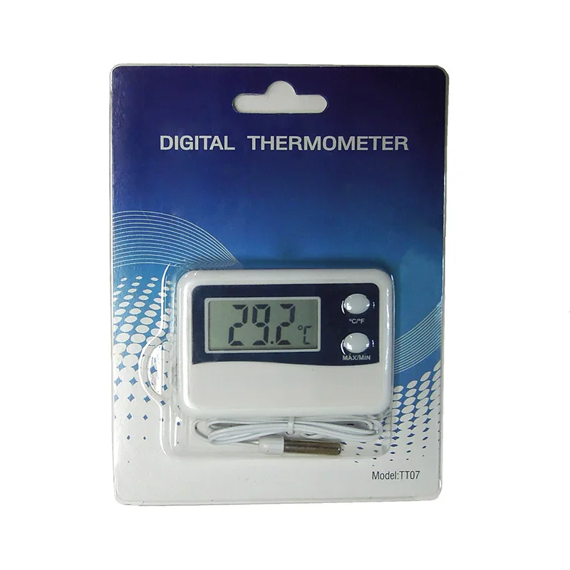Hot selling TT07 Waterproof Refrigerator Fridge Thermometer, Digital Freezer Room Thermometer, for Kitchen, Home, Restaurants