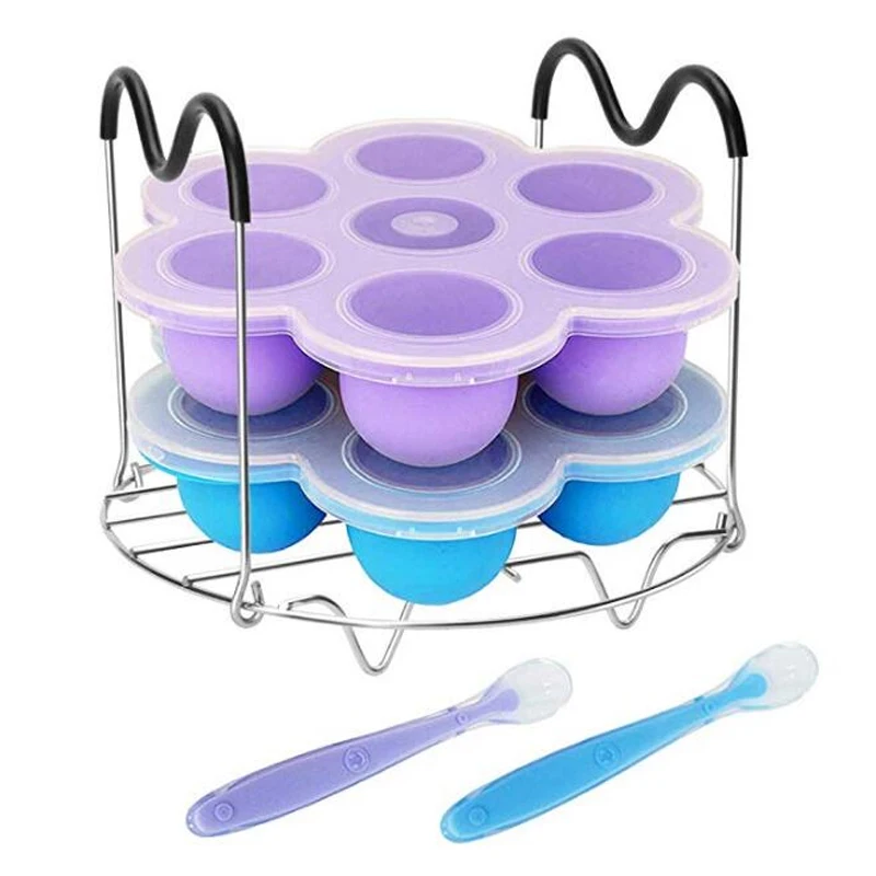 
Food-grade silicone mom rest assured silicone storage baby food container 