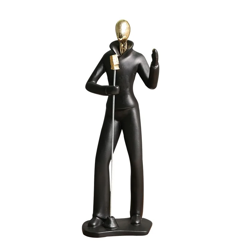 Simple band character decoration creative resin living room desktop porch office wine cabinet home decoration