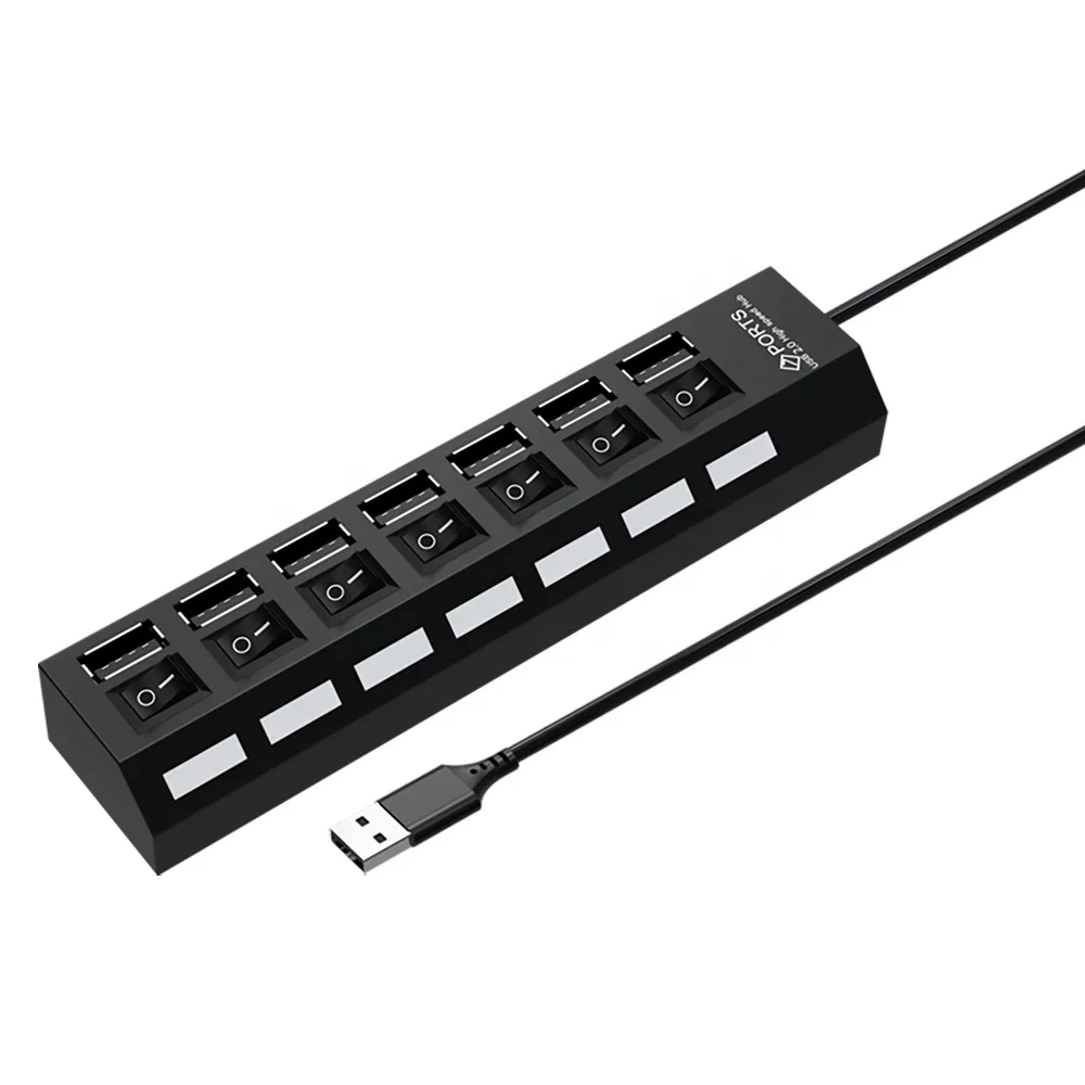  USB-адаптер для ноутбука 7 портов USB 480 2 0