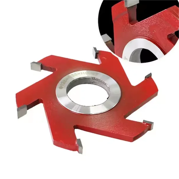 On sale T.C.T Grooving cutters 125*10.0*35 Six Blade For Woodworking Machinery Tools