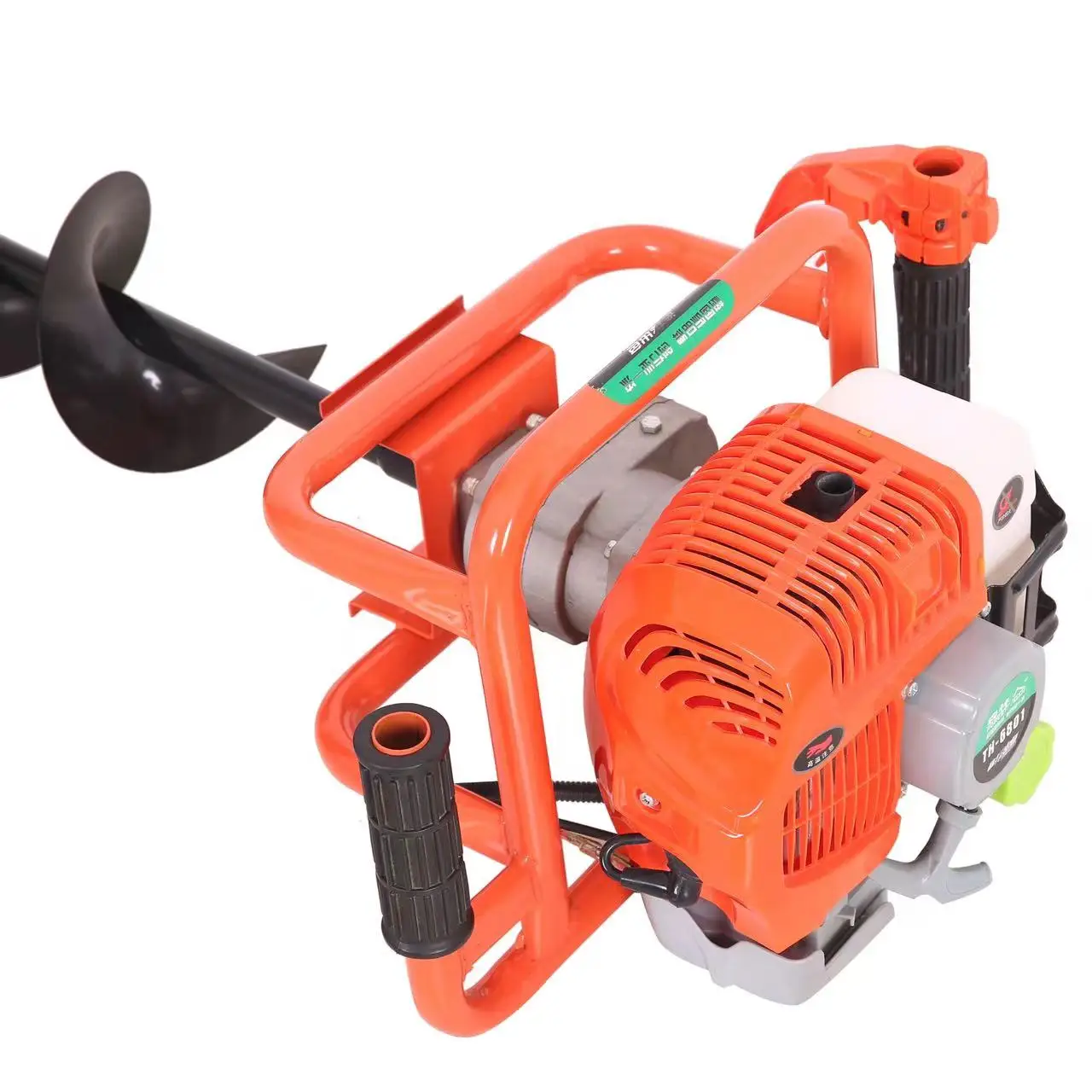 Safety Assured  52cc Ground Drilling Gasoline Earth Auger Hydraulic Manual Earth Auger