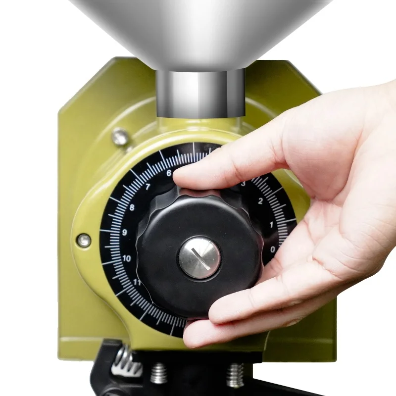 Espresso coffee grinder industrial using heavy duty quality automatic professional 98mm coffee grinder 30kg powder grinding