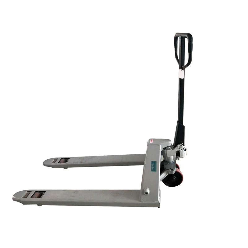 Low 3 Tons Hand Pallet Truck Hydraulic Manual Hand Rough Terrain 1Ton Pallet Truck