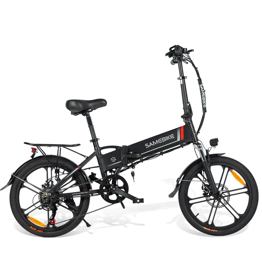Лидер продаж SAMEBIKE 20LVXD30-II 20-дюймовый китайский Европейский склад OEM 350 Вт Электрический велосипед из алюминиевого сплава складной городской электровелосипед