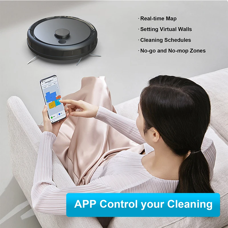 Best Smart Powder Cleaning Vacuum Cleaners Robot Intelligent Floor Sweeping Robot Vacuum Cleaner Mop At Home Dry And Wet