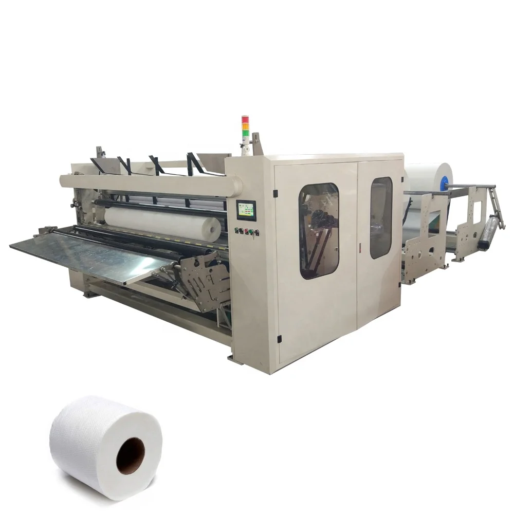 
Full automatic small toilet roll paper processing machine 