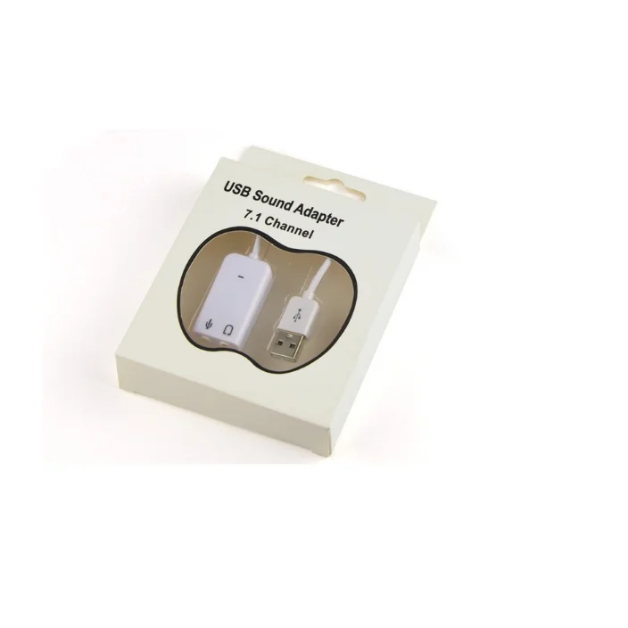 7,1 каналов USB 2,0 Звуковая карта мини внешняя звуковая карта с проводным компьютером ноутбука звуковая карта