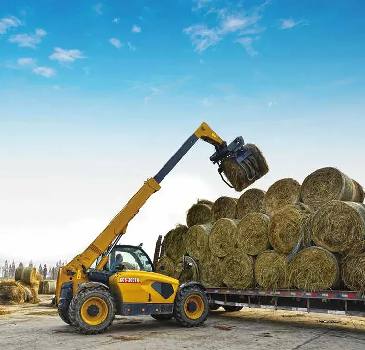 Earth-Moving Machinery Xc6-3006k Wheel Loader Forklift 6m Telescopic Handler 3 Ton Wood Forklift Loader for sale