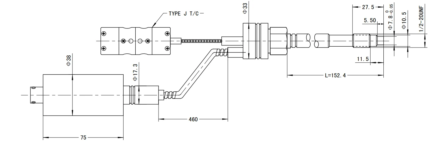 Plastic machinery high temperature melt pressure sensor 0-5v 0-10v