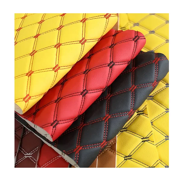 Diamond Stitching PVC Leather Composite Sponge For Car Seat Covers