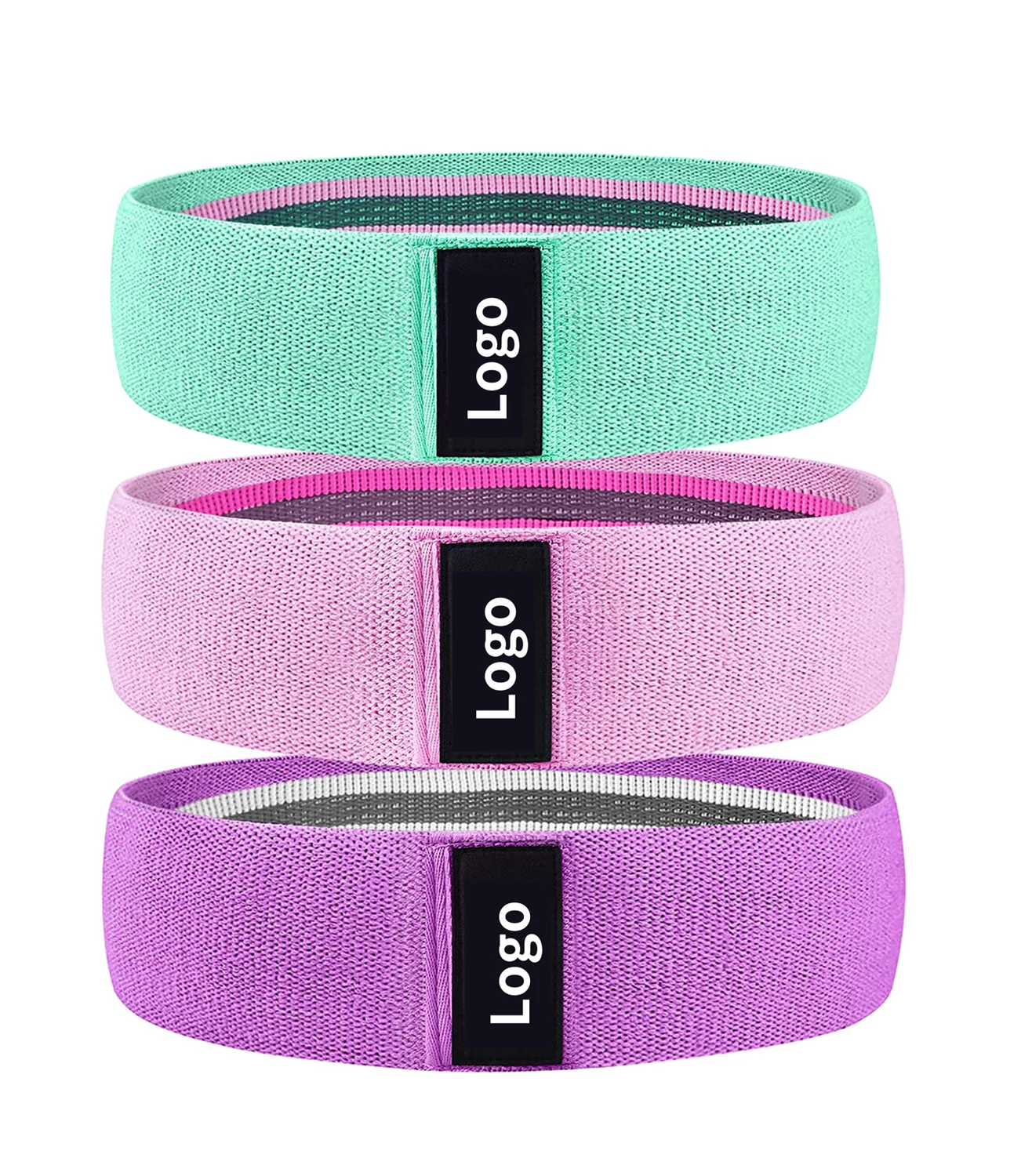 Amazon hot sell Low MOQ Wholesale Custom Logo Fitness Gym Yoga Hip Exercise Latex Resistance Bands Set