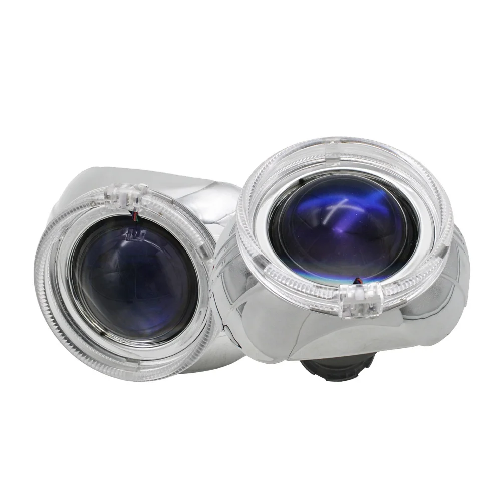 TAOCHIS 3.0 inch Bi xenon Projector Lens Kit for HELLA Silver type With Smax Shroud APP control angel demon eyes Headlamp Modify