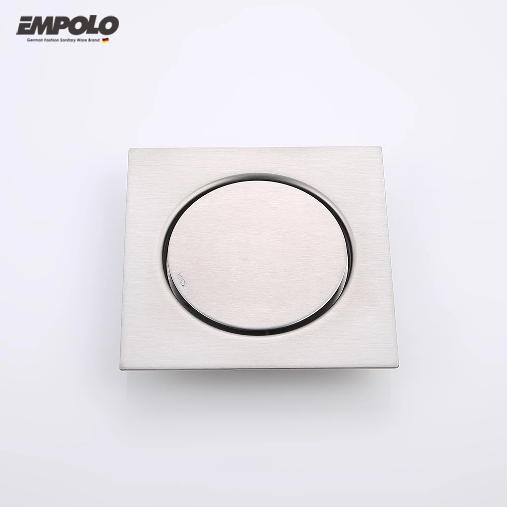 Empolo Kitchen Toilet Washing Machine Bathroom Accessory Sanitary Hardware Stainless Steel Sewerage Floor Drain