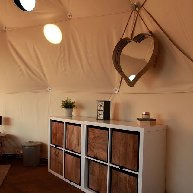 Luxury Hotel Resort Glamping Geodesic Dome Tent Kit Prefab House For Sale