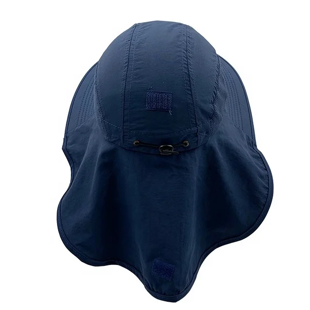 Hot Sales Fast Drying Polyester Outdoor Anti-UV Pure Color Fisherman Hat Bonnie Hat with Wider Brim