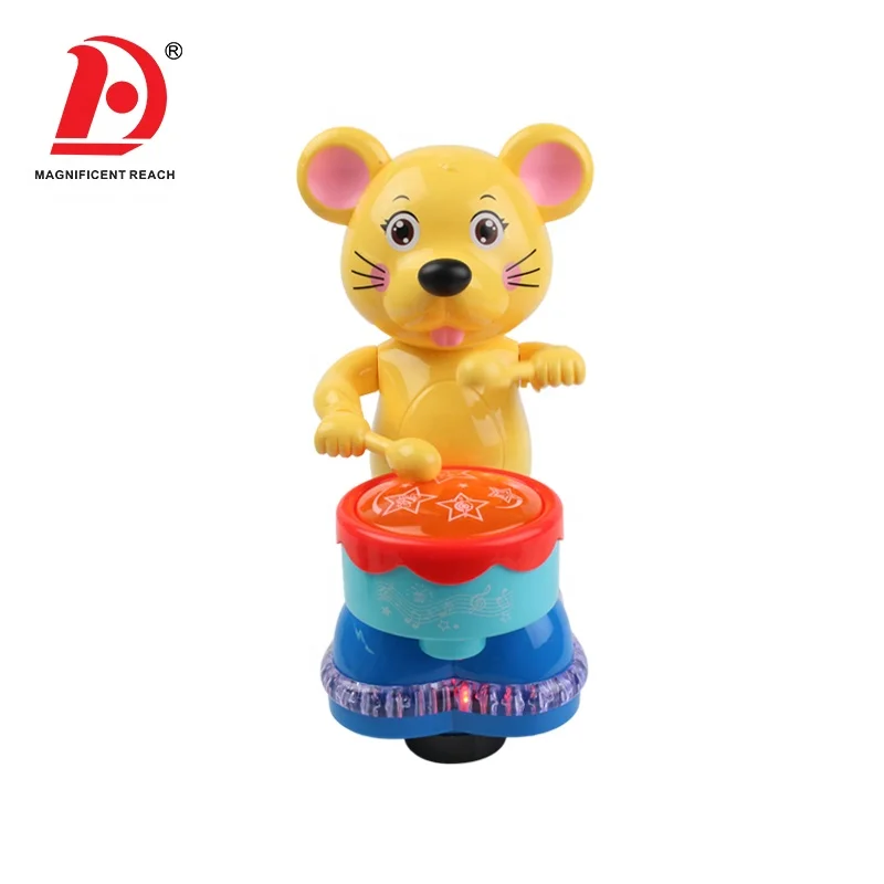 HUADA  Kids  Funny Educational  Mini mouse  ABS Plastic play the drum toys
