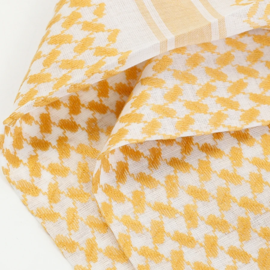 Factory woven pattern keffiyeh muslim arabic windproof desert wrap shawl shemagh hijab square man polyester scarfs yashmagh