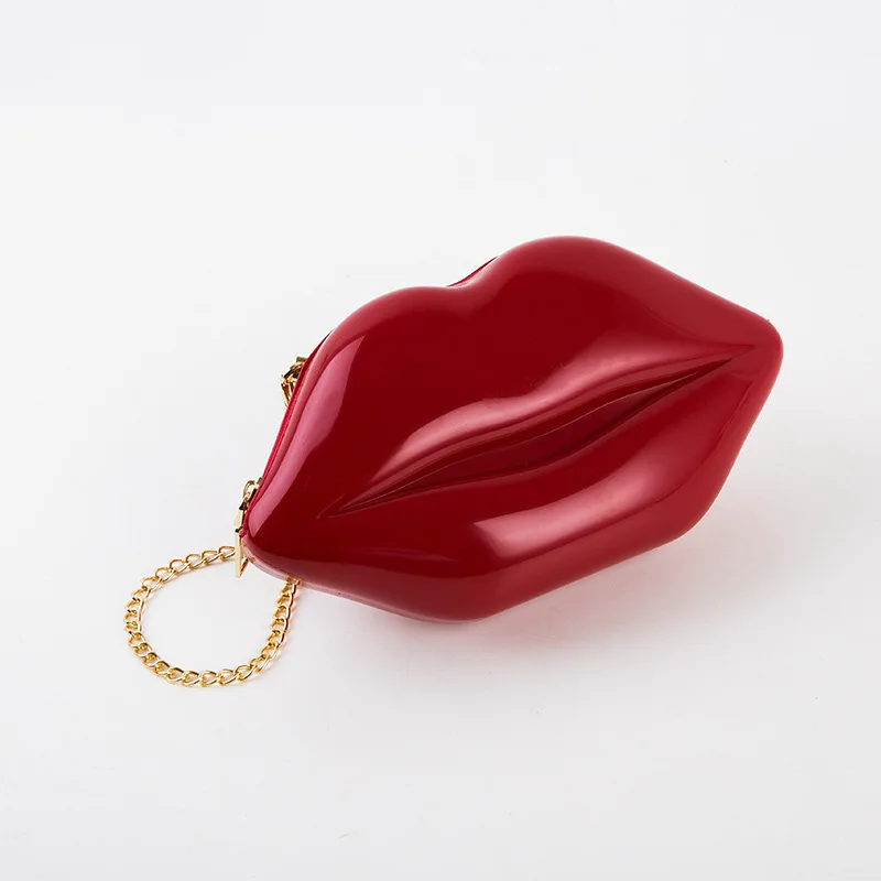 Latest designer mini small luxury fashion handbag little girls children kid jelly coin wallet lip shape purses hand bag