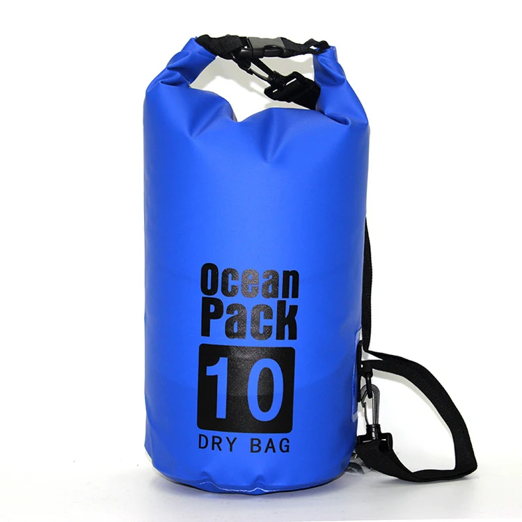 Factory Wholesales 2L/3L/5L/10L/15L/20L/30L 500D PVC Outdoor Waterproof Dry Bag Ocean Pack Dry Bag for Diving Swimming