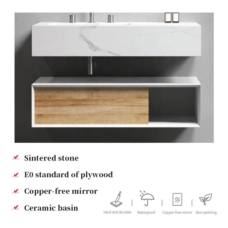 Led Backlit Mirror Wall Mounted Makeup Bathroom Vanity Illuminated European 1 Sink Timber Cabinet