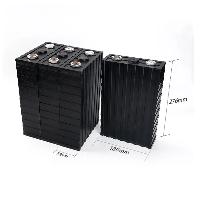 High Grade SINO-POLY 3.2V 200ah Prismatic Lithium Ion LiFePO4 Battery Cells 3C discharge for 5kw 10kw Solar System EV Energy Sto